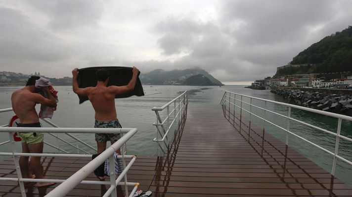 El tiempo - Tormentas y temperaturas por  debajo de 30 grados