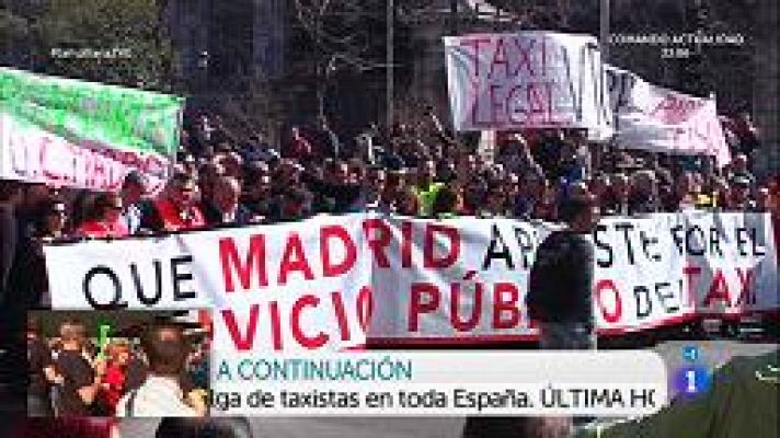 Huelga de taxis en España