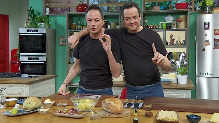 Torres en la cocina - Sopa de almejas y solomillo al pesto