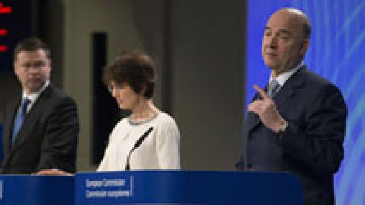 Telediario 1 - Bruselas propone un Tesoro y un presupuesto europeo para fortalecer el euro