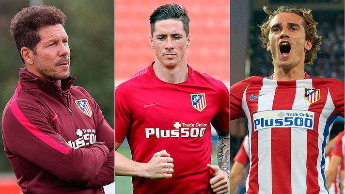 Telediario 1 - Griezmann apoya a su equipo: "Ahora más que nunca, Atleti, todos juntos"