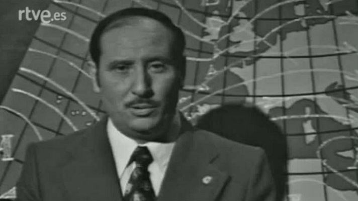 Fue noticia en el Archivo de RTVE - Fernando Medina da el pronóstico del tiempo en el telediario