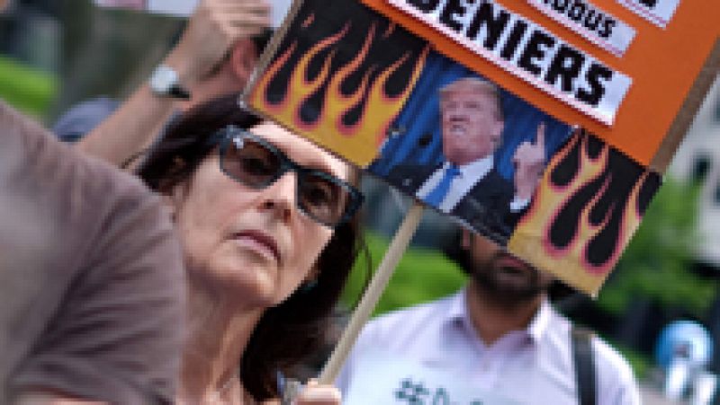 Indignación y decepción mundial tras la retirada de Trump del acuerdo climático