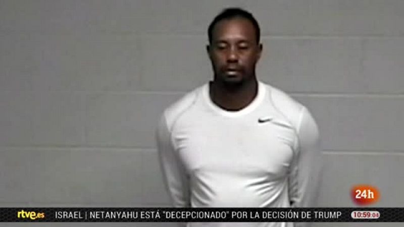 Difunden más imágenes de la detención de Woods