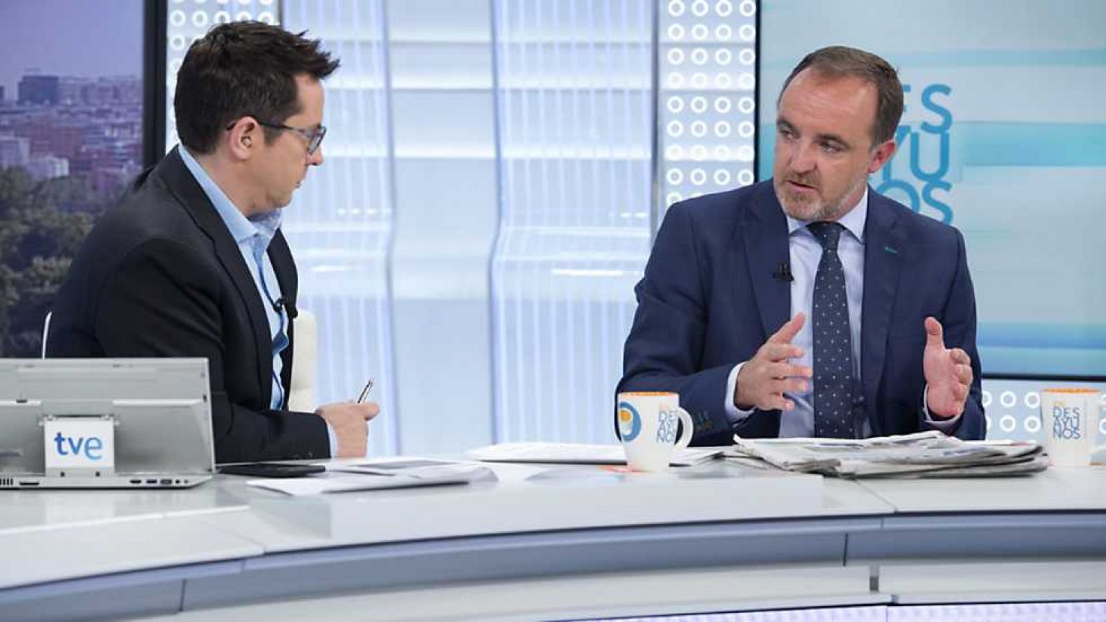 Los desayunos de TVE - Javier Esparza, presidente de Unión del Pueblo Navarro