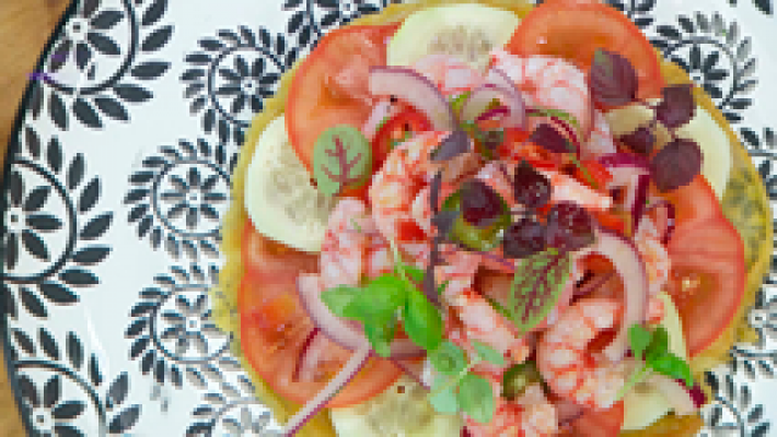 Ceviche de gambas 