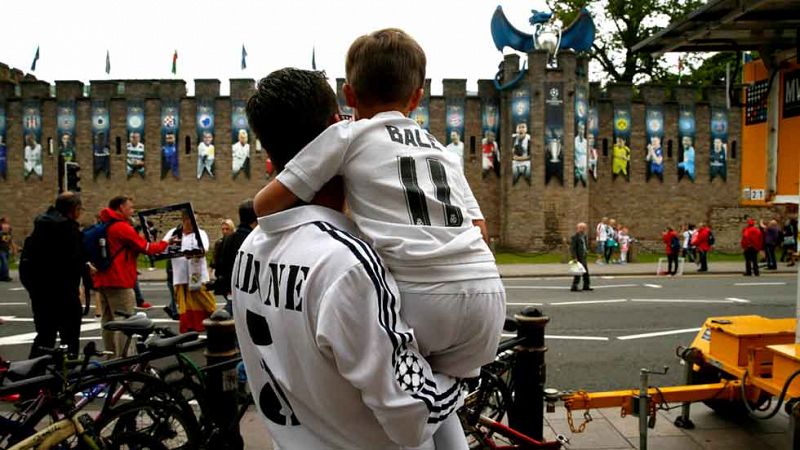 Miles de aficionados ya están en Cardiff para presenciar la final de la Champions entre el Real Madrid y la Juventus.