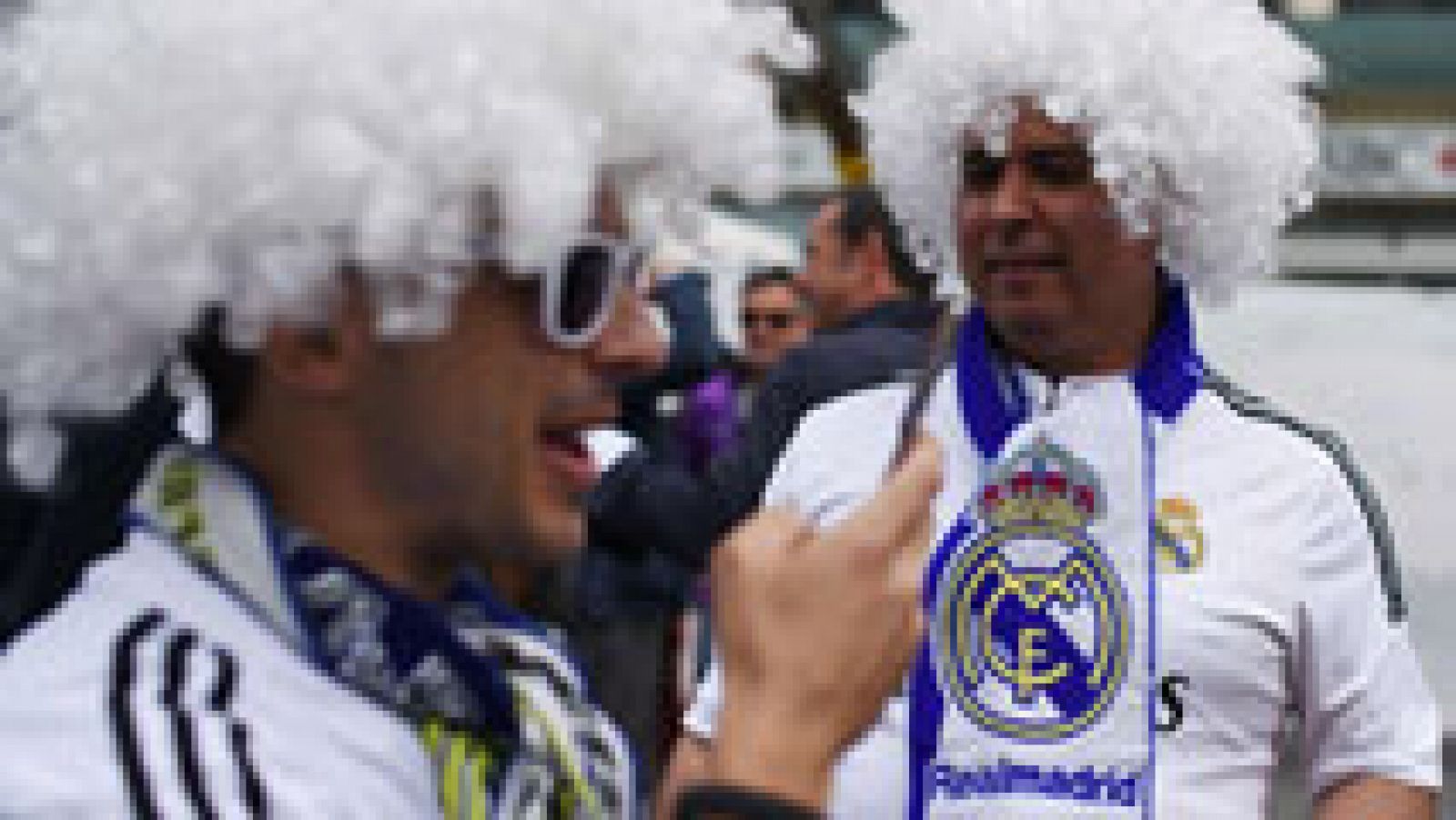 Telediario 1: Muchos seguidores del Real Madrid han viajado en avión | RTVE Play
