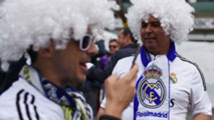 Muchos seguidores del Real Madrid han viajado en avión