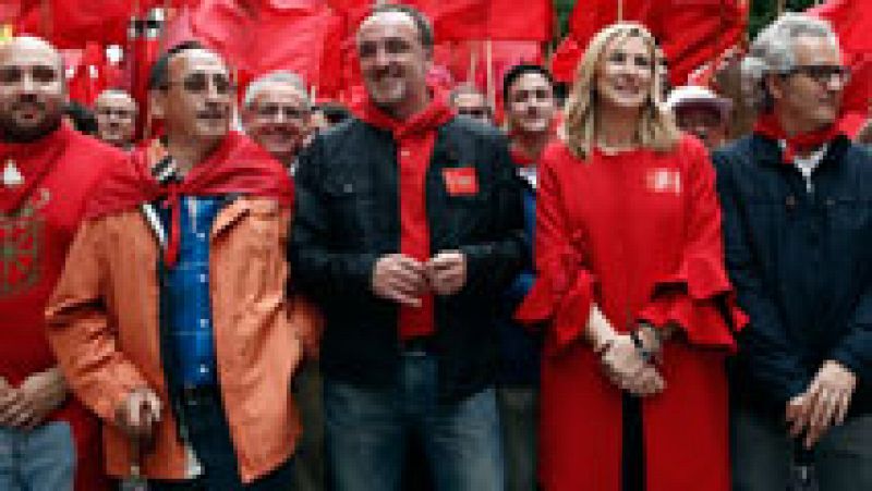 Movilizaciones contra la derogación de la ley de símbolos de Navarra