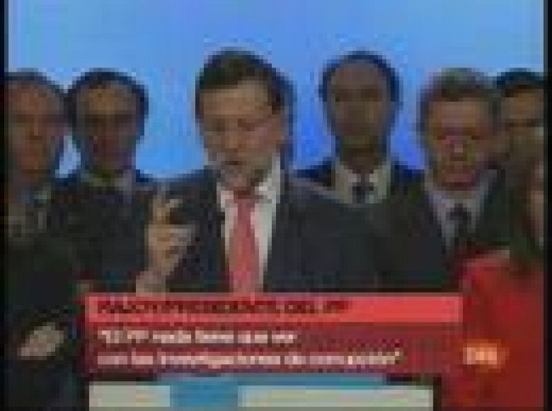 Rajoy: "Esto no es una trama del PP, es una trama contra el PP"