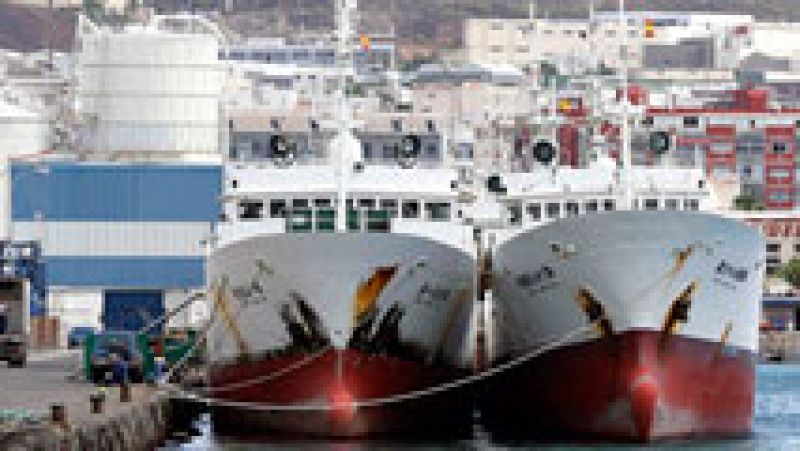 La primera jornada de huelga de estibadores en los puertos de toda España está transcurriendo sin incidentes graves