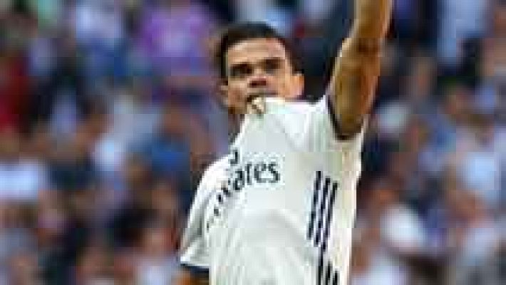 Telediario 1 - Pepe se marcha enfadado con el Madrid