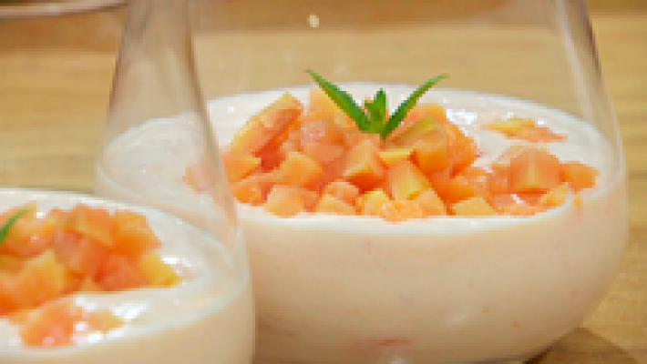 Mousse de papaya 