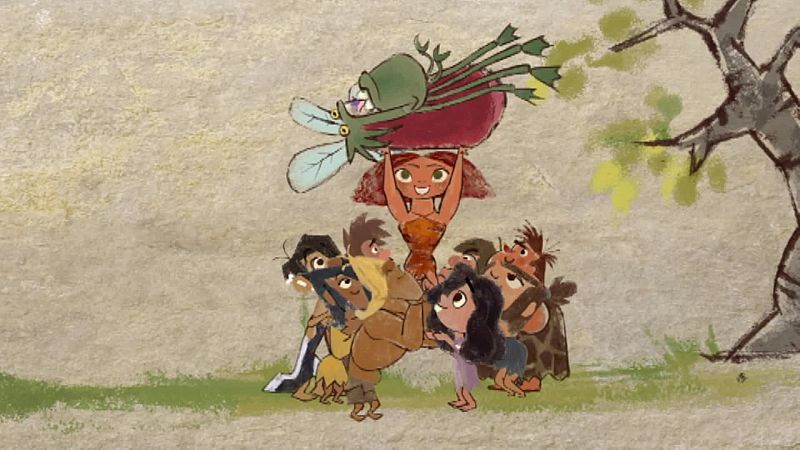 El Amanecer De Los Croods Escuela De Rocas Duras Clan Tv Rtve Es