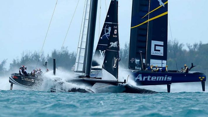 America's Cup Qualifiers. Playoffs Semif. Carreras 3 y 4
