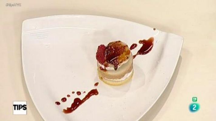 RTVE Cocina - Lasaña fría de pera, foie y queso caramelizado