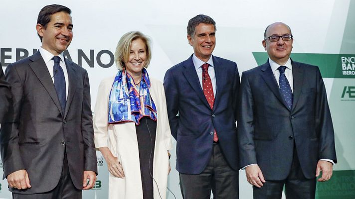 Telediario 1 - El presidente de la Asociación Española de Banca destaca la rapidez con la que se ha actuado en el Banco Popular