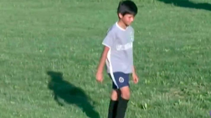 Telediario 1 - El 'soccer' se vuelca con Mili Fernández