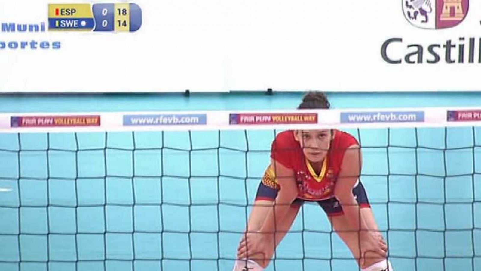 Voleibol - Liga Europea Femenina: España - Suecia