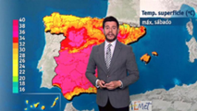 Las temperaturas vuelven a subir en toda España con valores por encima de lo normal