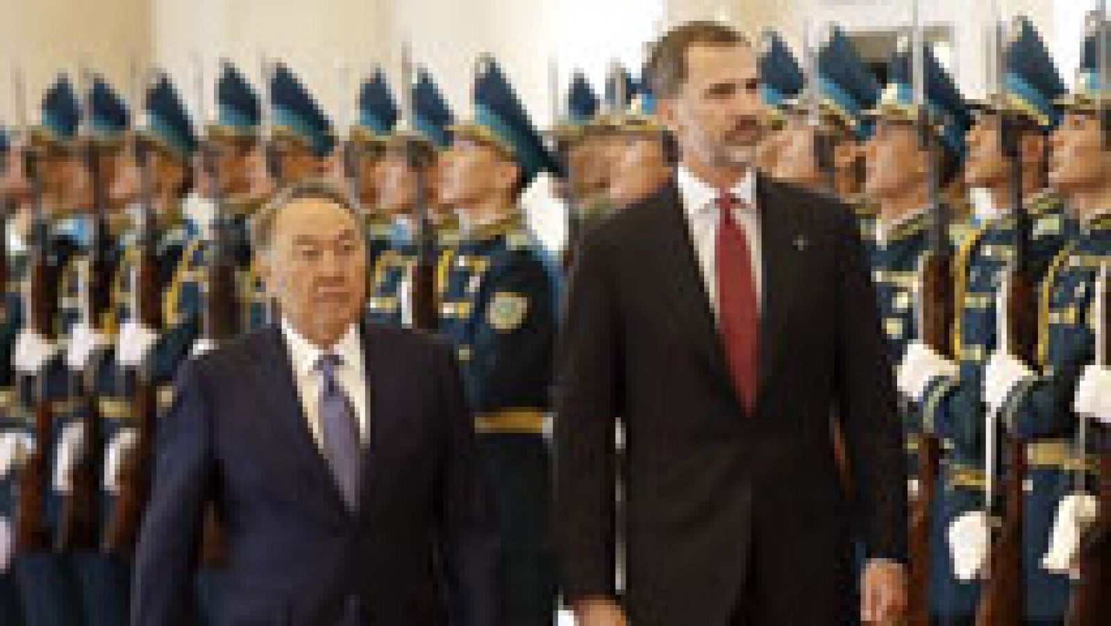 Telediario 1: El rey Felipe destaca las buenas relaciones entre España y Kazajistán | RTVE Play