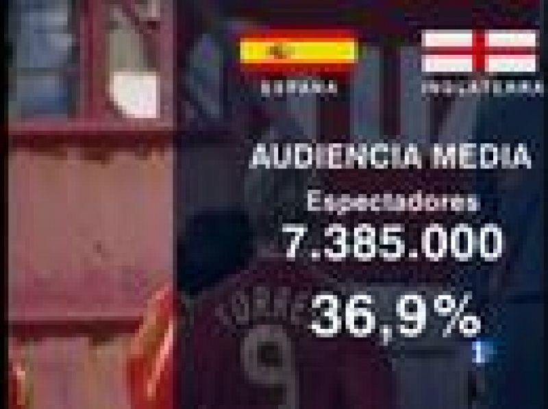 La selección española de fútbol enamora a todo el mundo. Más de siete millones y medio de espectadores siguieron el partido entre España e Inglaterra, con un pico de máxima de más de nueve millones de personas 