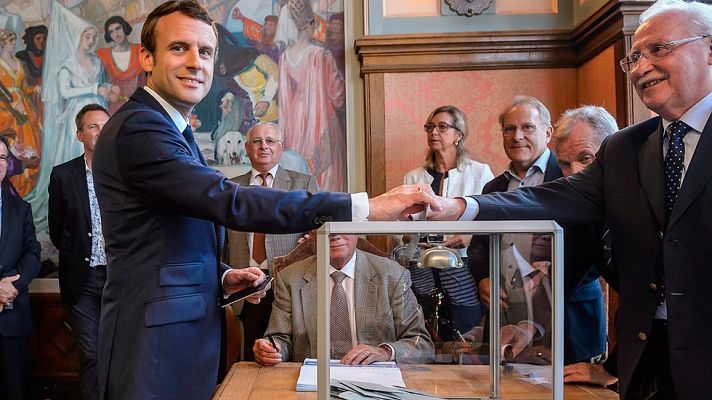 Telediario 1 - Francia - El partido de Macron se impone en las legislativas