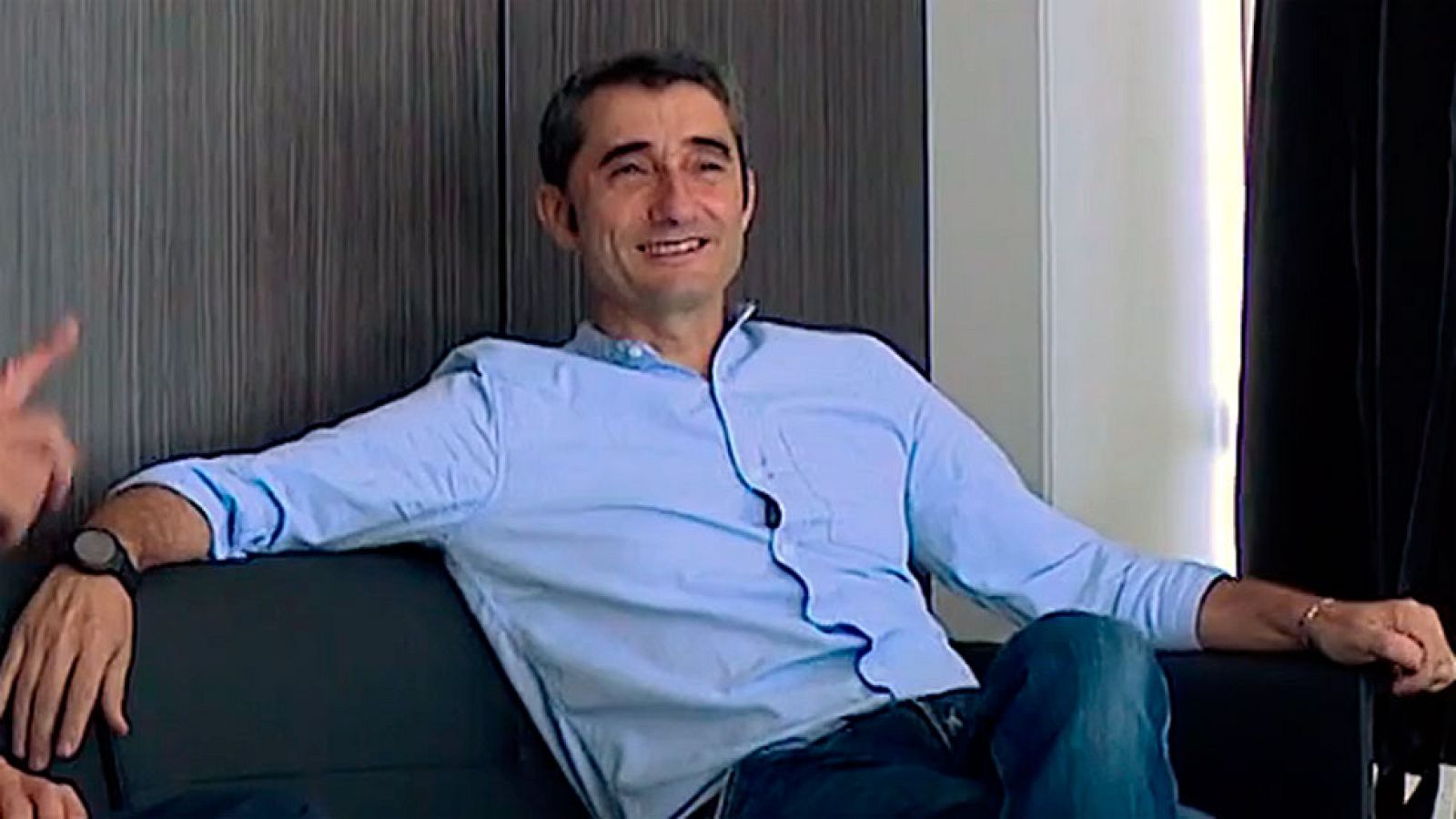 Valverde visita la ciudad deportiva del Barça