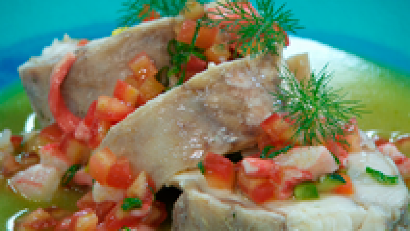 Torres en la cocina - Rape relleno de verdura y cigalas