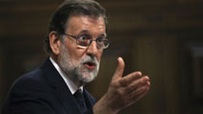 Telediario 1 - Rajoy critica el uso 'caprichoso e improcedente' que hace Unidos Podemos de la moción de censura