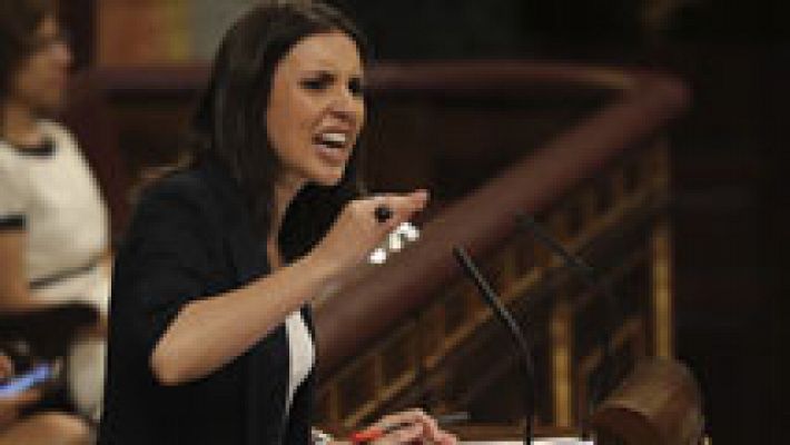 Telediario 1 - Podemos acusa al PP de "saquear" y "mentir"