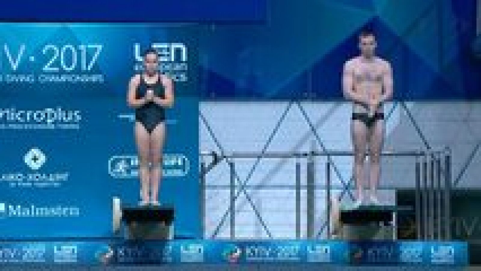 Natación: Saltos `Campeonato de Europa¿. Final 3MT Sincro Mixto | RTVE Play