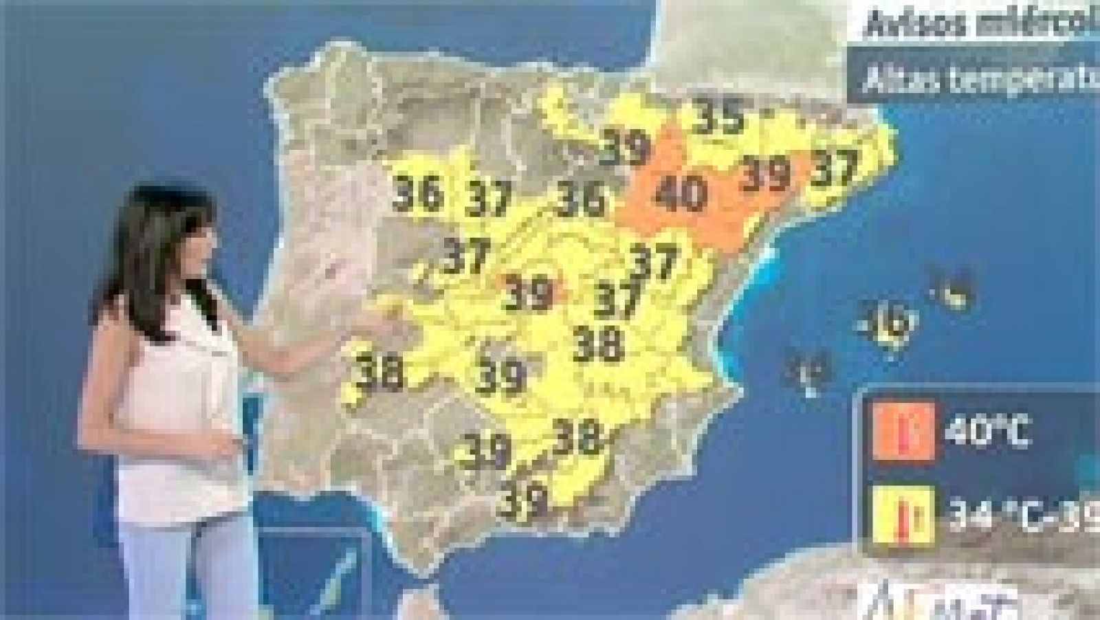 El tiempo - La ola de calor se afianza hasta el domingo