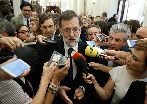 Informativo 24h - Mariano Rajoy muestra su satisfacción por el rechazo de la moción de censura de Podemos
