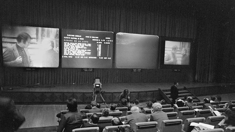 Asi se vivieron las elecciones de 1977 en TVE