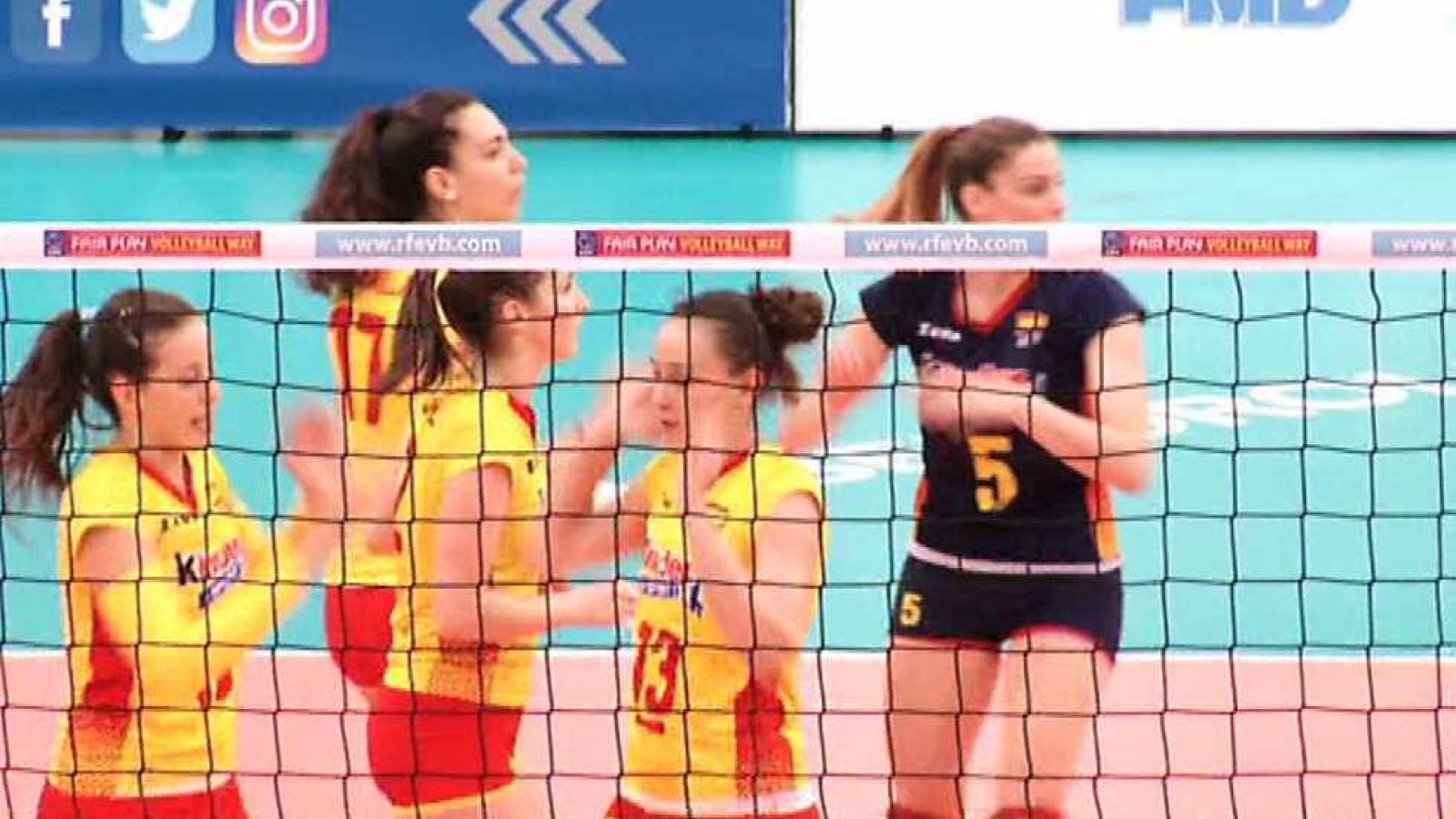 Voleibol - Liga europea femenina. Resumen - ver ahora