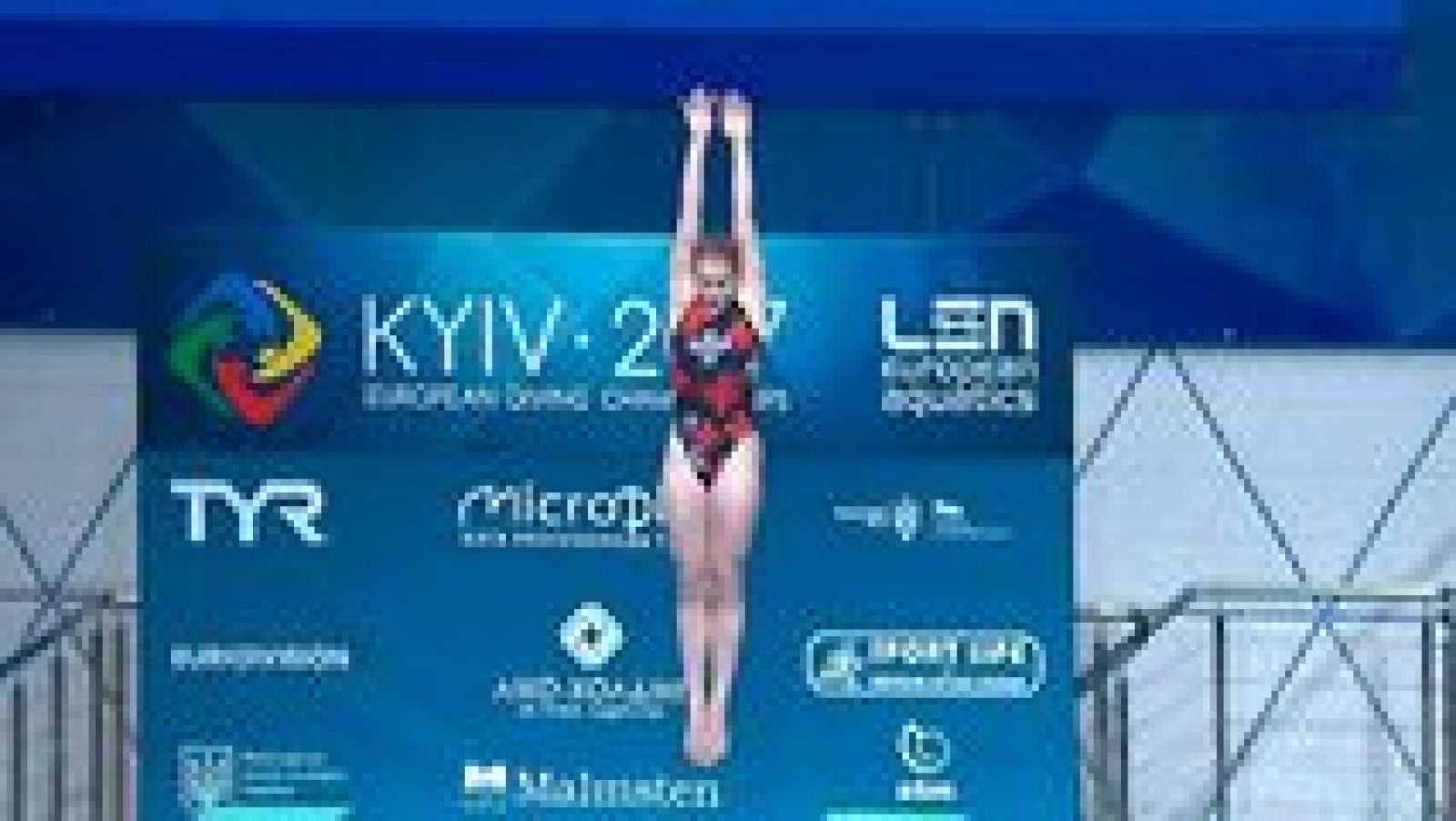 Natación: Saltos 'Campeonato Europa'. Final 3MT Femenino  | RTVE Play