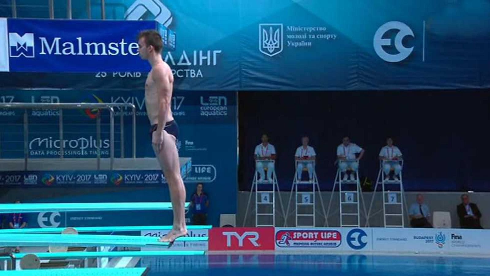 Natación - Saltos 'Campeonato de Europa'. Final 1 3MT Masculino desde Kiev (Ucrania) - ver ahora