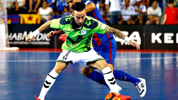 Telediario 1 - El Barça, a una victoria de sumar su cuarta Liga Nacional de Fútbol Sala