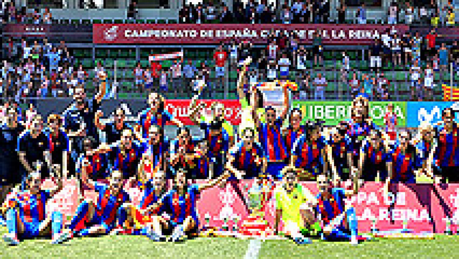 Telediario 1: El FC Barcelona, campeón de la Copa de la Reina | RTVE Play
