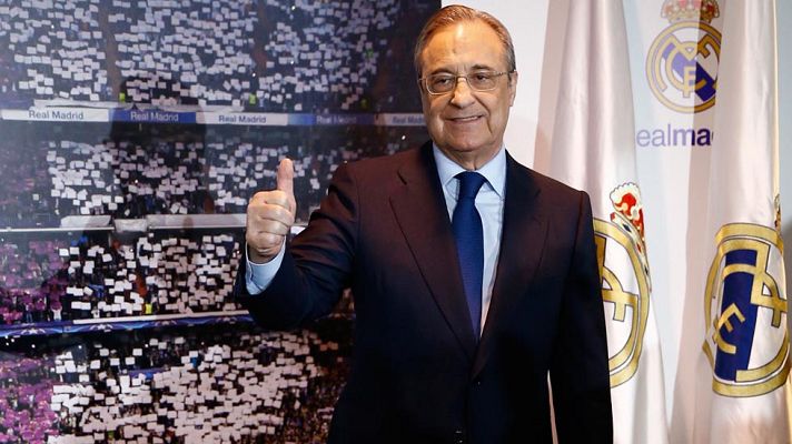 Telediario 1 - Florentino apela a la unión para hacer un Madrid "prácticamente indestructible"