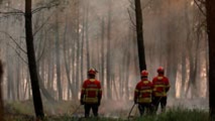 Controlado el 70 por ciento del incendio en Portugal 
