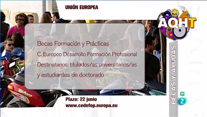 Tres programas de becas