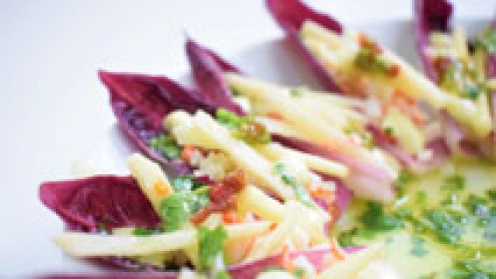 MasterChef - Blogger MC5 - Endivias con cangrejo y wasabi