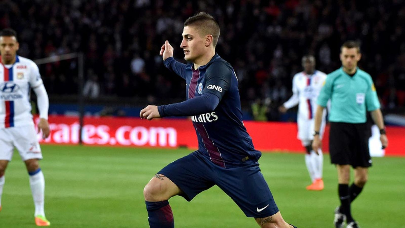 Verratti mantiene su pulso con el PSG | Ver