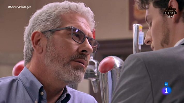 Servir y proteger - Quintero amenaza a Sergio y le llama "niñato"
