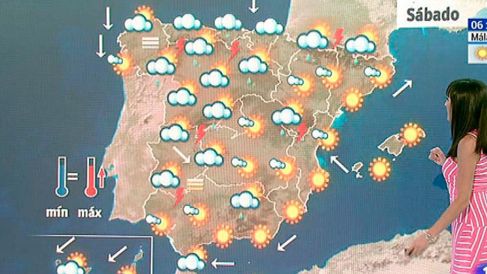 Temperaturas muy altas en el interior peninsular - El tiempo | Ver