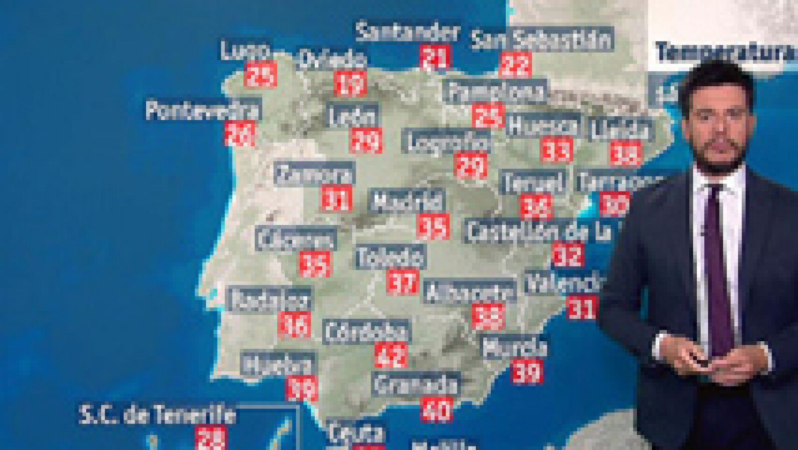 El tiempo - Continúa el calor, acompañado de tormentas 