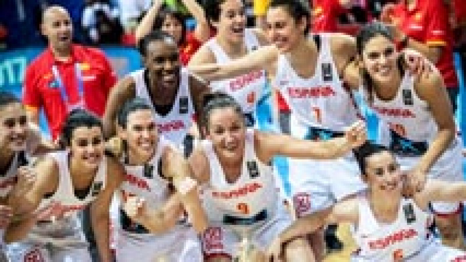 Telediario 1: Eurobasket femenino | España llega a una nueva final tras un soberbio partido ante Bélgica | RTVE Play
